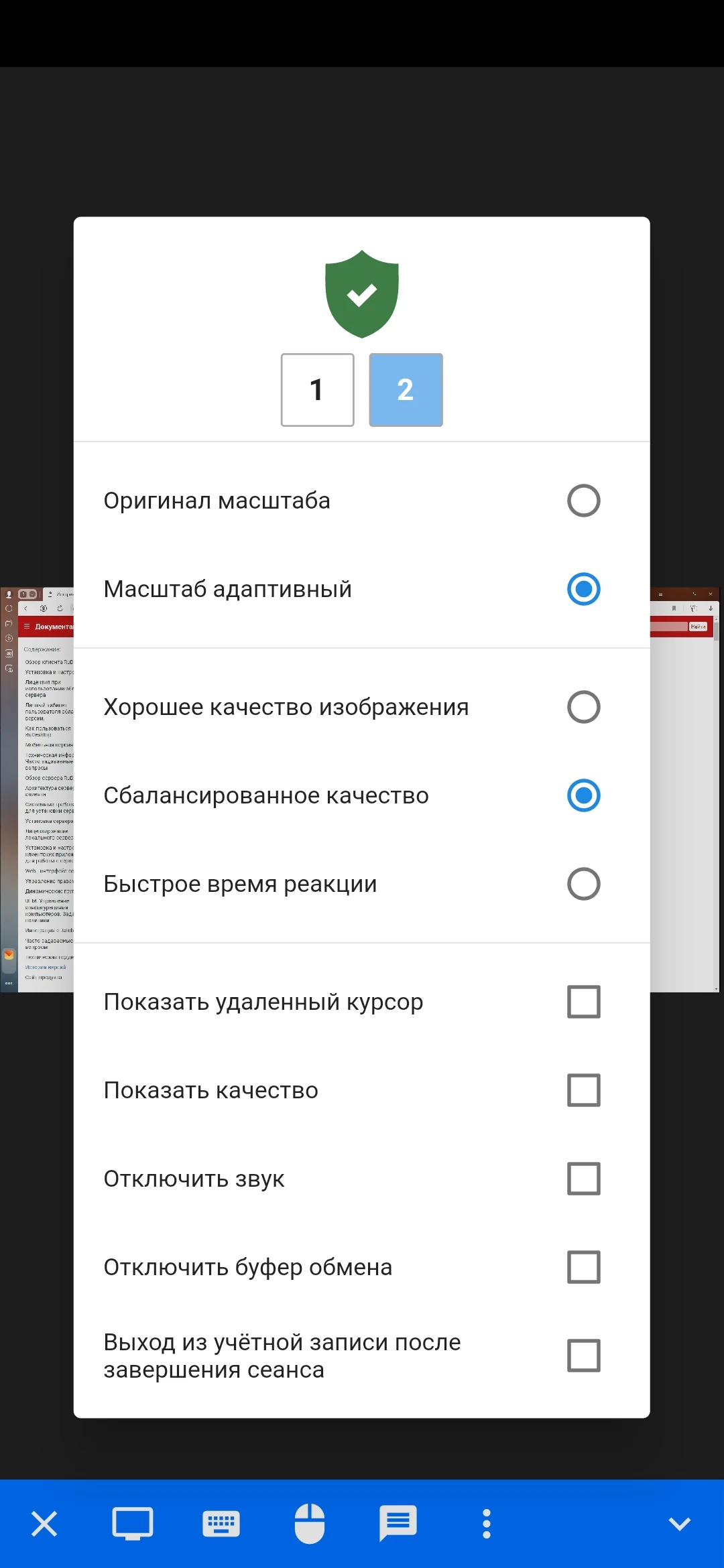 Скриншот RuDesktop 5